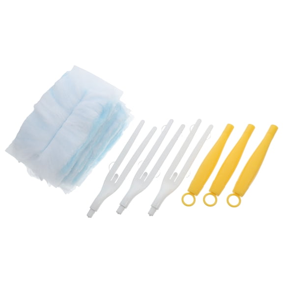 FONDOTIN Multi-Color Disposable Electrostatic Duster Heads for Home Cleaning 13Pcs
