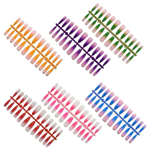 unbranded 144 Pcs Toe Nails False Press Toenails with Glue Miss