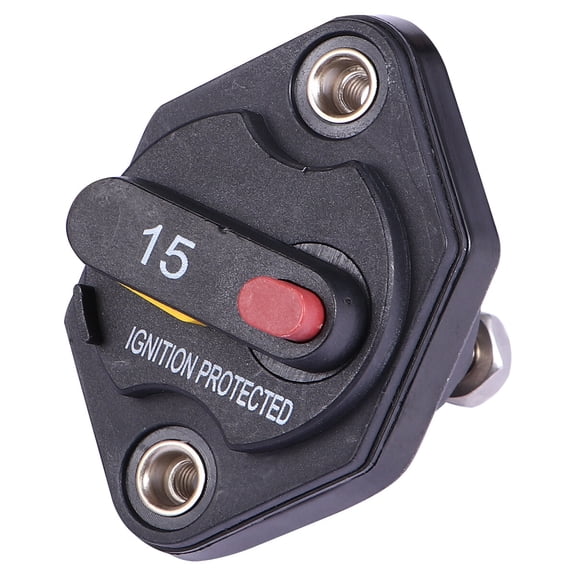 unbranded  15 A Prop Banner Car RV Electric Vehicle Circuit Breaker Overcurrent Protector