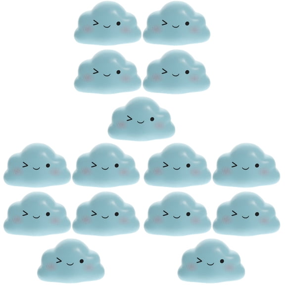 unbranded 15 Pcs Adorable Cartoon Cloud Statue Miniature Cloud Ornament Unique Cartoon
