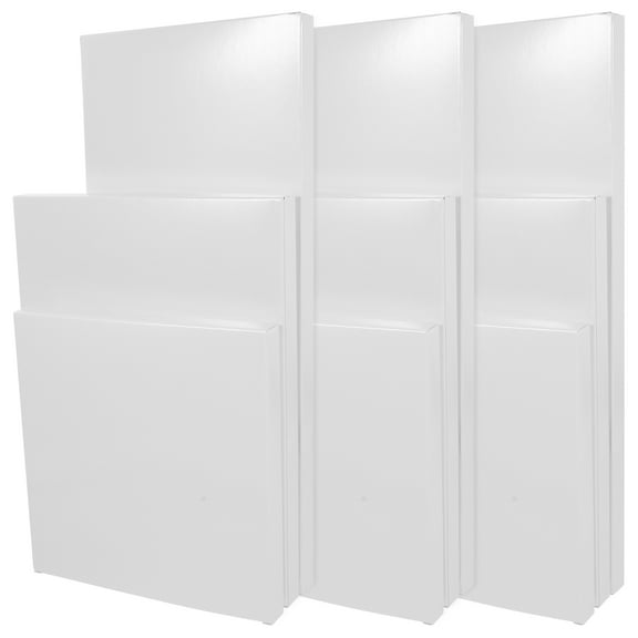 unbranded 15 Pcs Gift Wrapping Boxes Different Sizes Shirt for Gifts with Clear Lids Favors Bridesmaid White