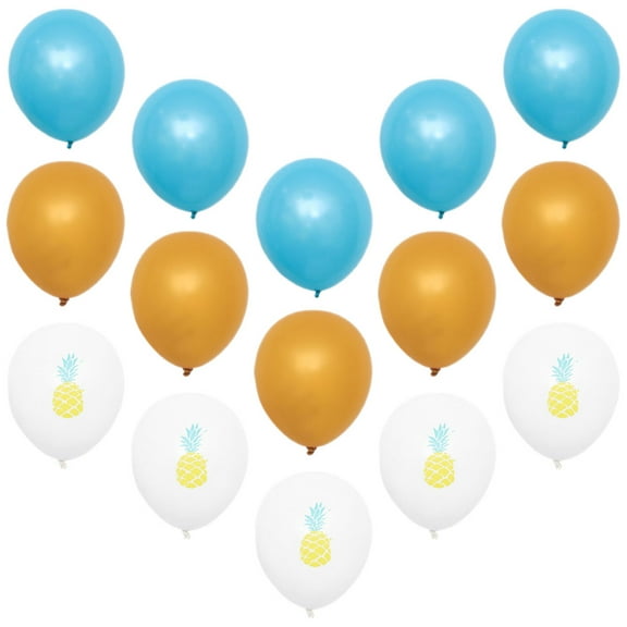 unbranded 15 Pcs Party Props Supplies Float Pineapple Latex Balloon Decorations Unique