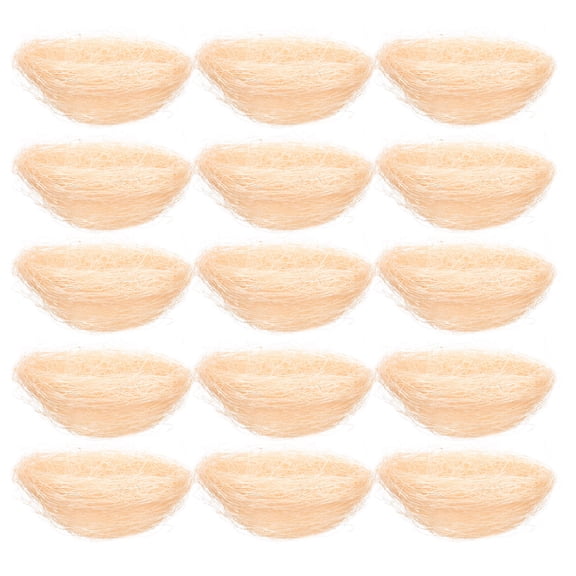 unbranded 15 Pcs Rattan Bird's Nest Cold Dish Plate Decoration Serving Baby