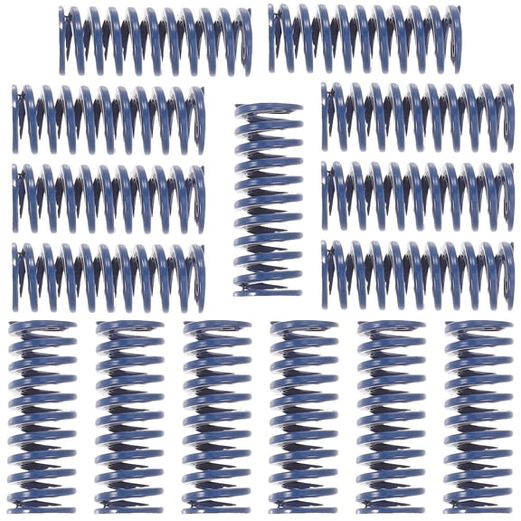 unbranded 15 Pcs Spring Wire Printer Bed Spring Practical Springs 2.50X0.80X0.80CM Blue