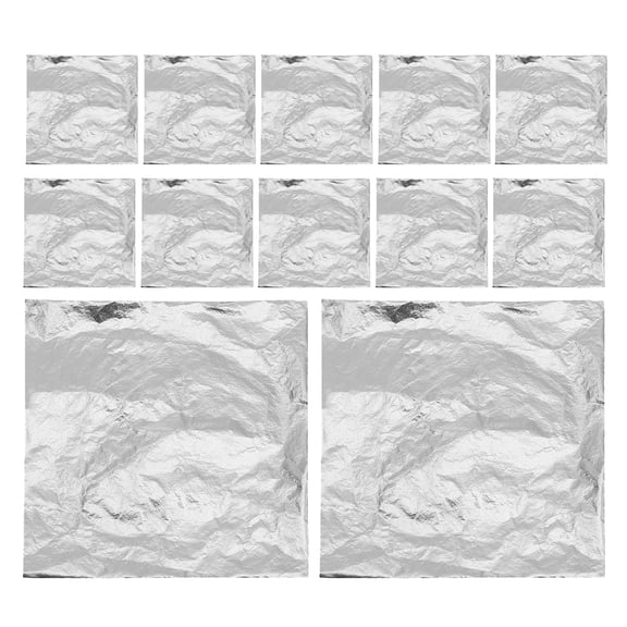 LITINKIMI Silver Foil Sheets Foil 150Pcs Decoration Material Moisture Resist