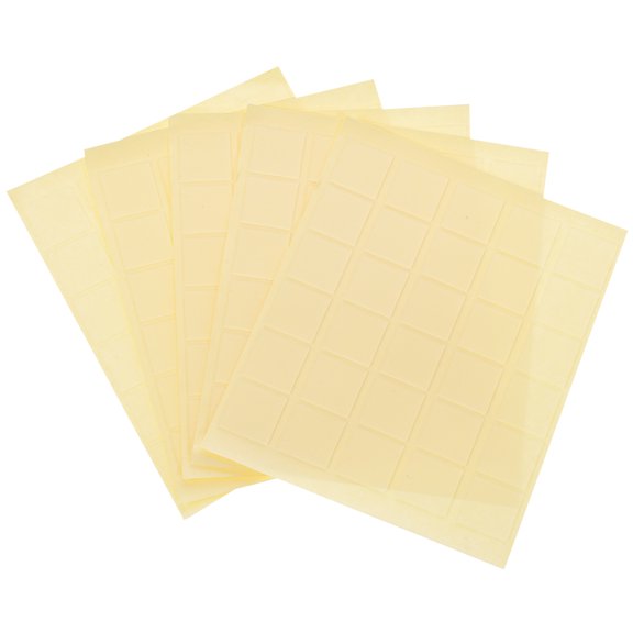 SHOWERORO 150Pcs Transparent Double Sided Adhesive Tape Removable re Stickers for Crafts
