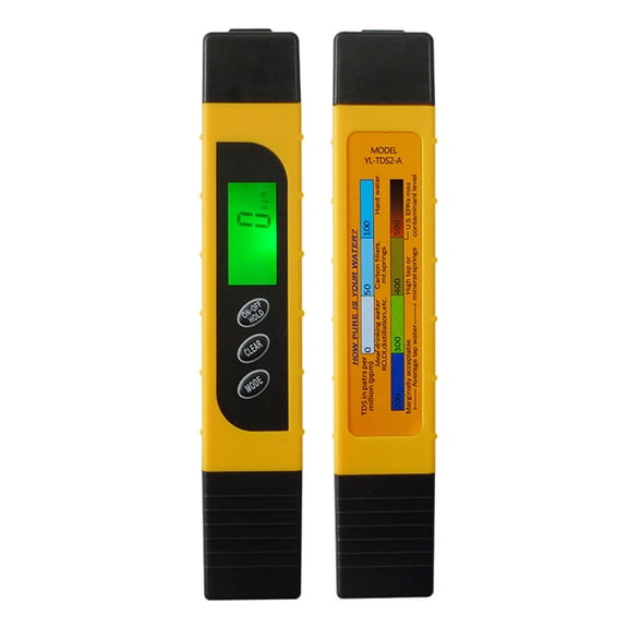 unbranded 16 .2x2.9cm Total Dissolved Solids Water Tester Quality Monitor Measurement Moisture Meter Yellow