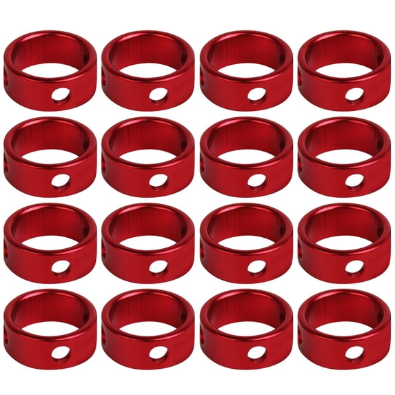 unbranded 16 Pcs Aluminium Rope Guyline Hiking Cord Runner Accessories Hook