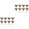 thumbnail image 1 of unbranded 16 Pcs  Decorative Corner Furniture Leg Protective Box Leg Gift Box Accessory Bronze, 1 of 1