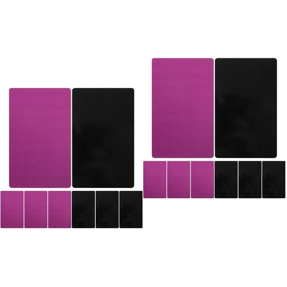 unbranded 16 Pcs  Engraved Business Cards Metal Name Cards Customer Engraving Business Cards Blank Name Cards