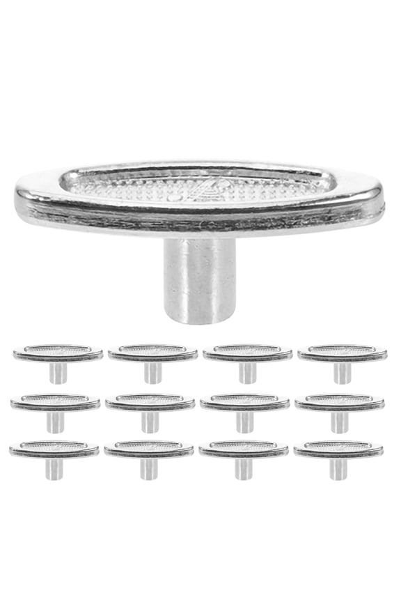 16 Pcs Windup Key Replacement Winding Keys for Jewelry Silver