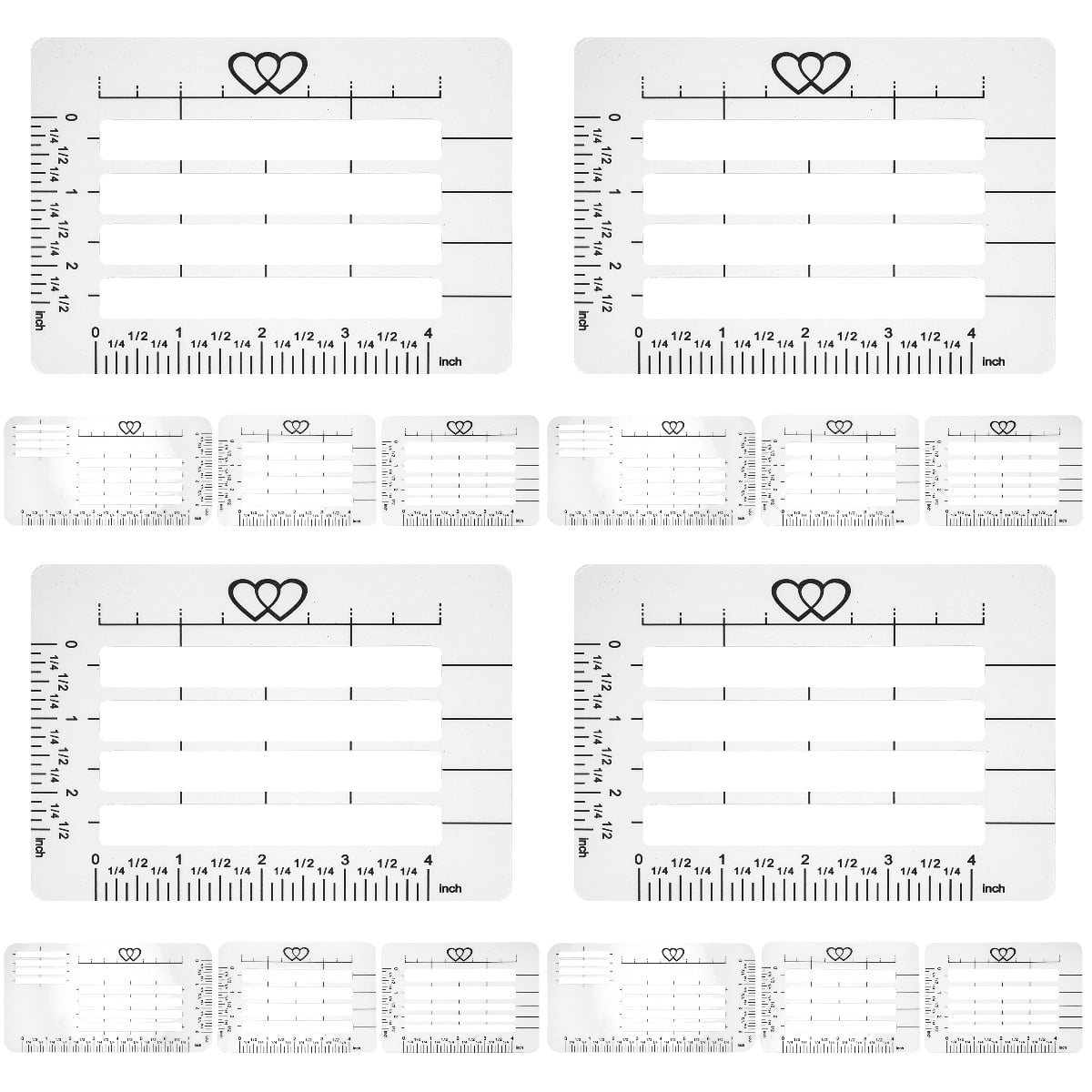 unbranded 16 pcs Envelope Stencil Addressing Guide Template Addressing ...