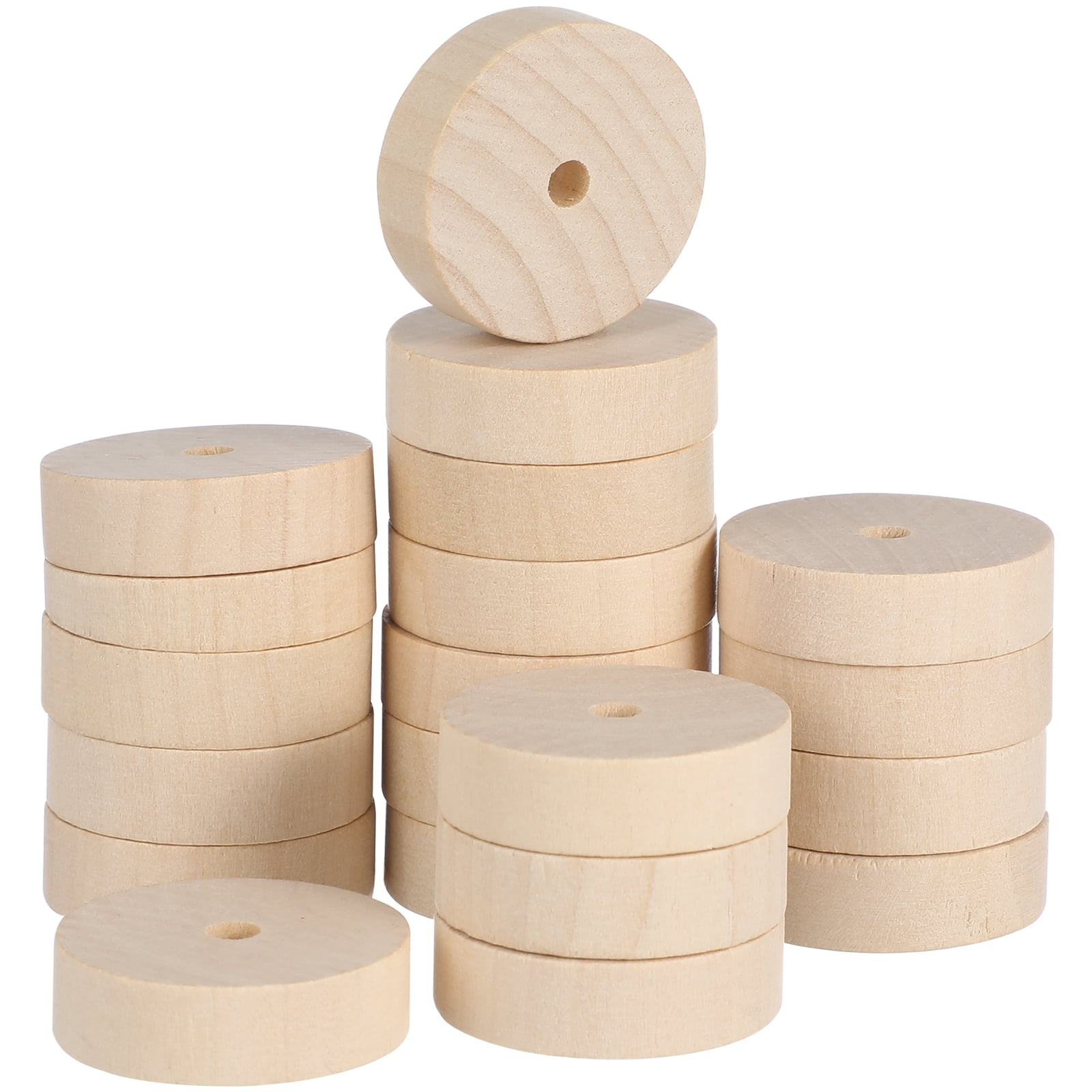 unbranded 160 Pcs DIY Building Model Accessories Wooden Toy Wheels ...