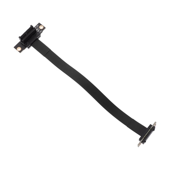 Worgeous PCIe 3.0 Riser Cable for Graphic Card with Copper Material and Black Color for Computer Use 20cm