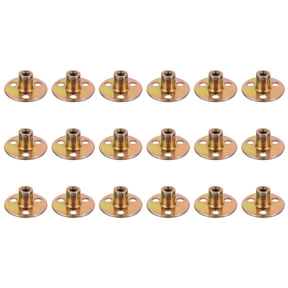 unbranded  18 Pcs Electrical Three Hole Iron Plate Nut Fixing Nuts Exquisite Craftsmanship