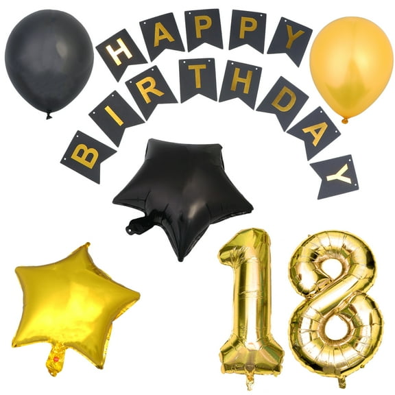 unbranded 18 Years Balloons Birthday Party 30 Gathering Decorations Lightweight