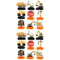 thumbnail image 1 of unbranded 18 pcs Construction Birthday Honeycomb Centerpieces Tabletop Adornment, 1 of 8