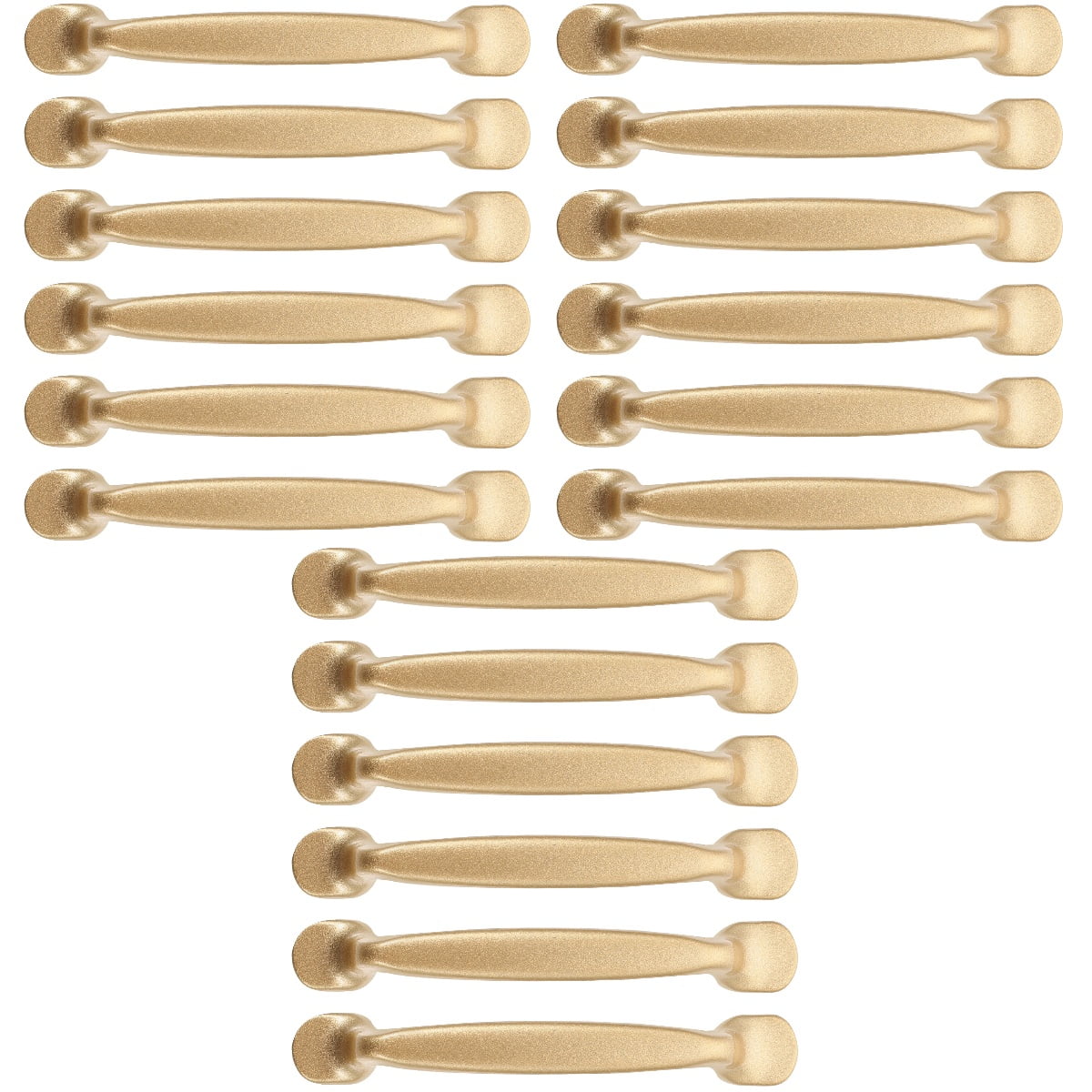 unbranded 18 pcs Golden Cabinet Handles Kitchen Handle Cabinet Handles for Drawer