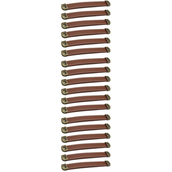 unbranded 18 pcs Leather Pull Handles Dresser Handles Drawer Pulls Cabinet Door Pulls