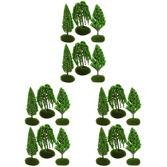 LITINKIMI Model Street Trees Assorted Color for Decoration Easy to Carry Lightweight