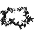 thumbnail image 1 of unbranded 1Pack Hanging Flowers Garland Black Polyester Rose Shape For Home Decoration, 1 of 8