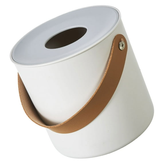 unbranded 1Pc Portable ABS Tissue Box Round Roll Paper Box Household Tissue Dispenser