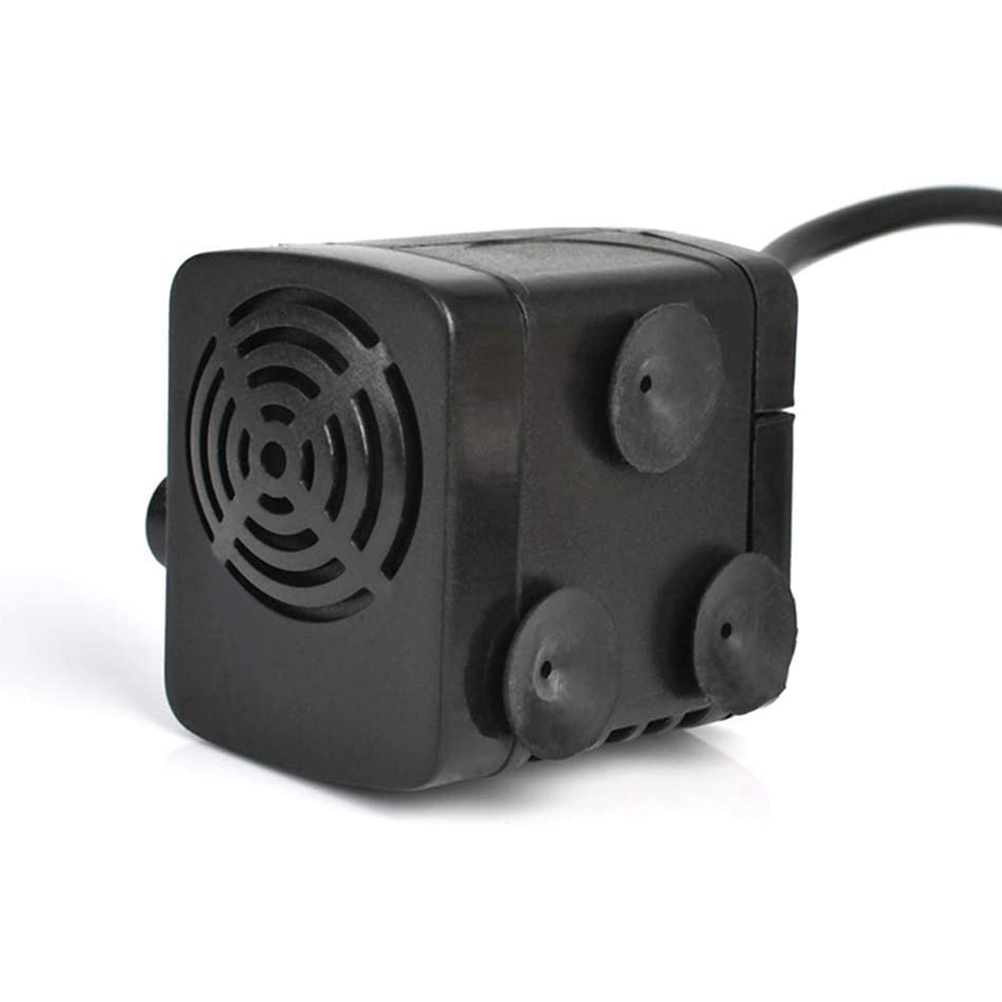 unbranded 1Pc USB 5V Mini Waterproof Water Pump Quiet DC Waterpump Sinking Waterpump Submerged Pump(Black)
