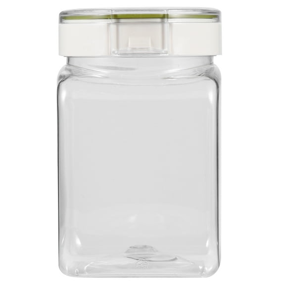TEHAUX Transparent Sealed Food Storage Canisters, Airtight Kitchen Containers for Pantry, Coffee, Tea, Snacks, and Dry Goods
