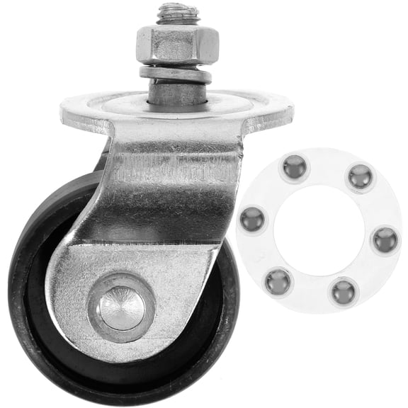 Milisten Multi-Color 2-Ton Steel Swivel Caster Wheels for Hydraulic Jack and Furniture Moving Heavy Duty