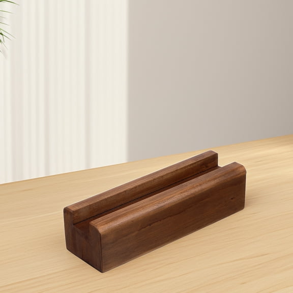 TEHAUX Coffee Wooden Mirror Stand and Elegant for Room and Bedroom Use