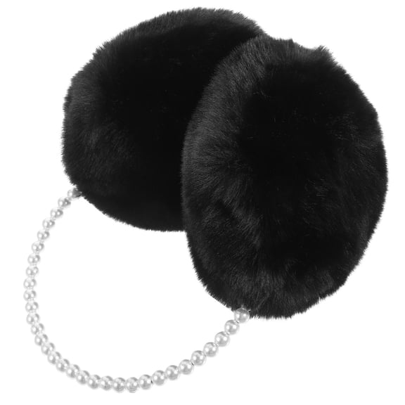 AURARMLET Warm Black Winter Ear Cover Soft Plush Earmuff Stylish Gift for Friends