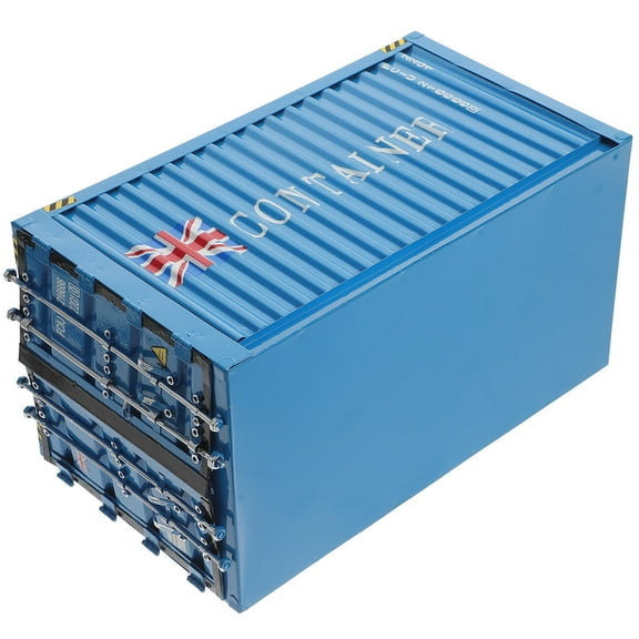 Raindrops Multifunction Tissue Storage Box Blue Iron Tissues Box Home Bedroom Living Room 1Set