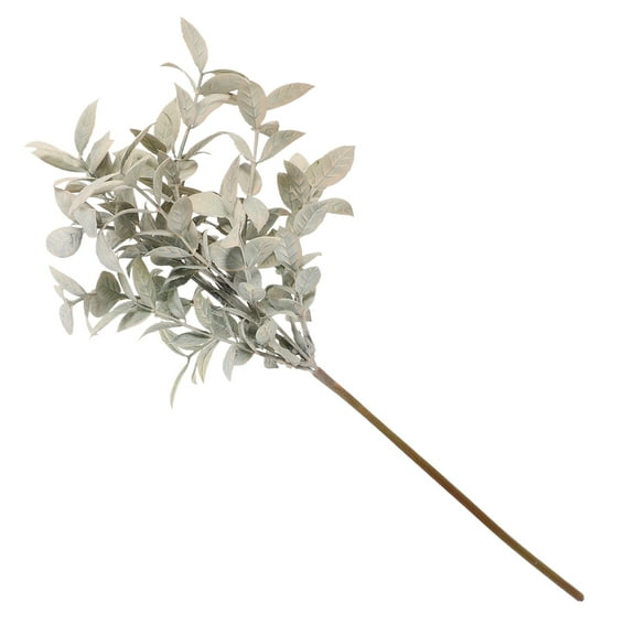 TEHAUX Faux Greenery Stems Grey for Indoor Home Decor, Artificial Plants for Living Room, Office, and Wedding Decoration