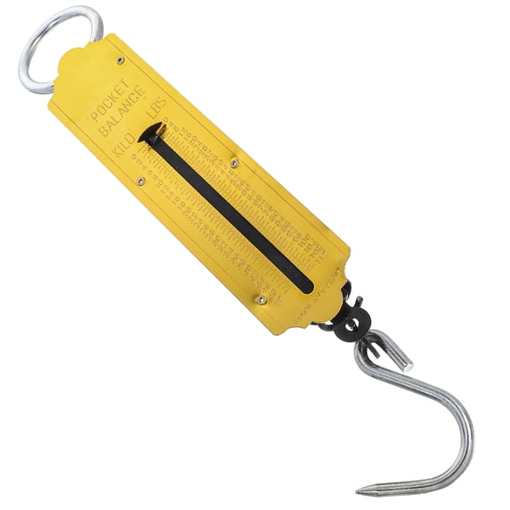 HEANUJJ Hand Held Digital Hanging Scale Golden Color Small Lightweight Easy Carry