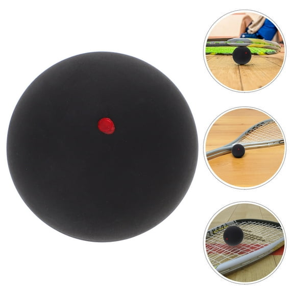 unbranded 1Set Small Squash Ball Made of Rubber Ideal for Personal with Racketball Enthusiasts