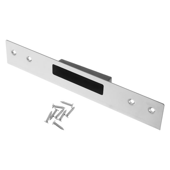 Phenofice Stainless Steel Latch Protector with Concealed Design, Security Lock Cover, 1 Set for Door Safety