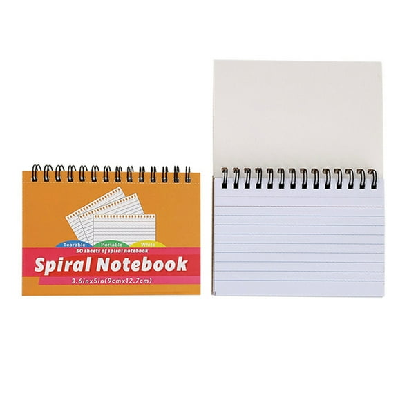 unbranded 2 Books Flash Cards Spiral Notebook Index Card Notes Student 12.70X9.00X0.01CM