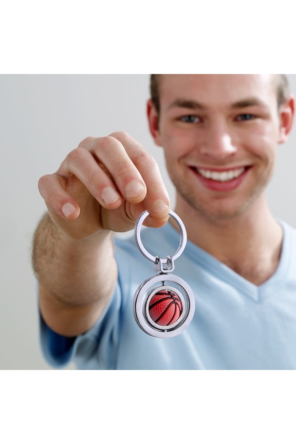 2 PCS Ball Keychain Sports Player Presents Souvenir Keychains