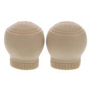 SKISUNO 2Pcs Beige Silicone Gear Shift Knob Covers for Car Interior with Anti Scratch and Grip