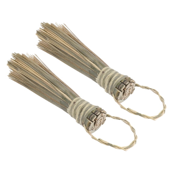 unbranded 2 PCS Dish Wand Bamboo Brush Cafe Pot