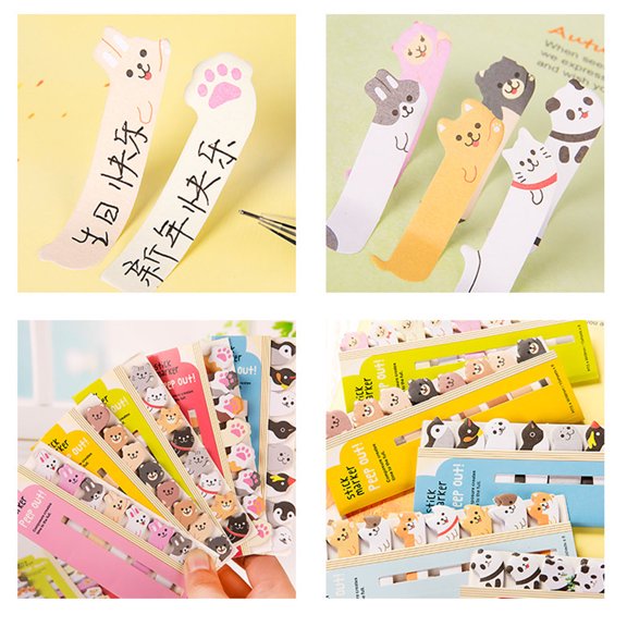 HOOWIFFY Memo Pads Assorted Color 2Pcs 4.9Inch