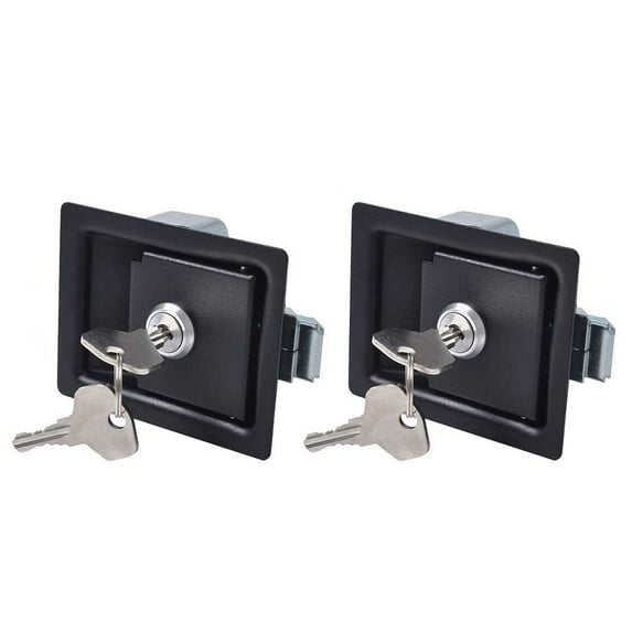 unbranded 2 PCS Trailer Locks Security Cargo Rv Accessories Travel Black