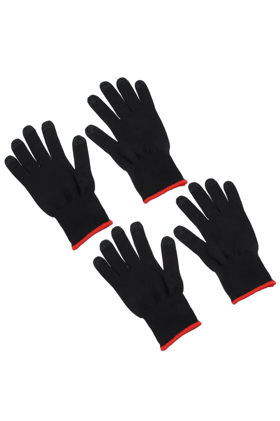 2 Pairs Hand Muffs for Men Gaming Gloves Hair Accessories