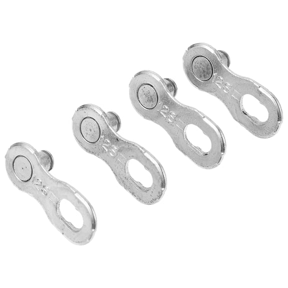 unbranded 2 Pairs Cables Comes with 1 Kart Link Chain Road Bike Chain 2X0.8cm Silver