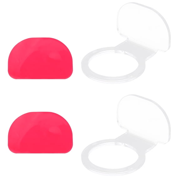 KALLORY Acrylic Baseball Holder for Display Transparent Wallmounted Rack Strong and Durable Storage 2Pcs