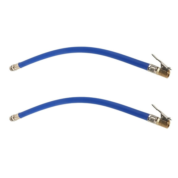 unbranded 2 Pcs Bicycle Hose Tire Pressure Gauge Inflation Tube 37.00X3.00X1.80CM