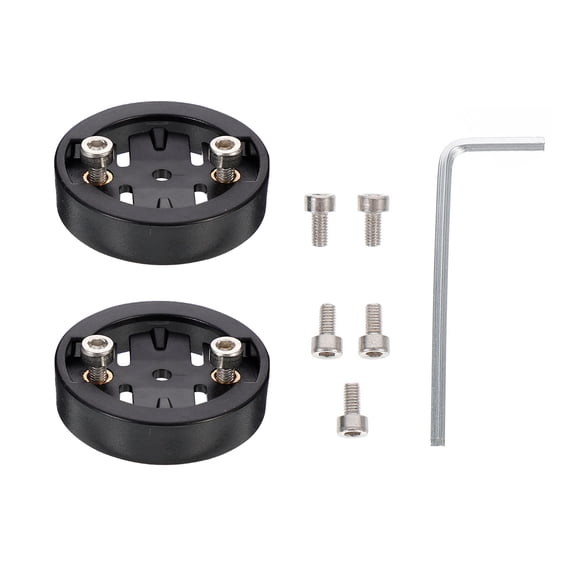 YSNOOWE Road Bike Computer Mount Bracket Cycling Accessories Black 2Pcs 1.3X1.3X0.3In