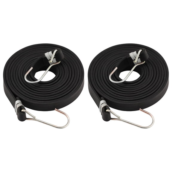 unbranded 2 Pcs Binding Rope Tensioner Belt Electrical Cable Ties with Hook Wire Ratchet Black