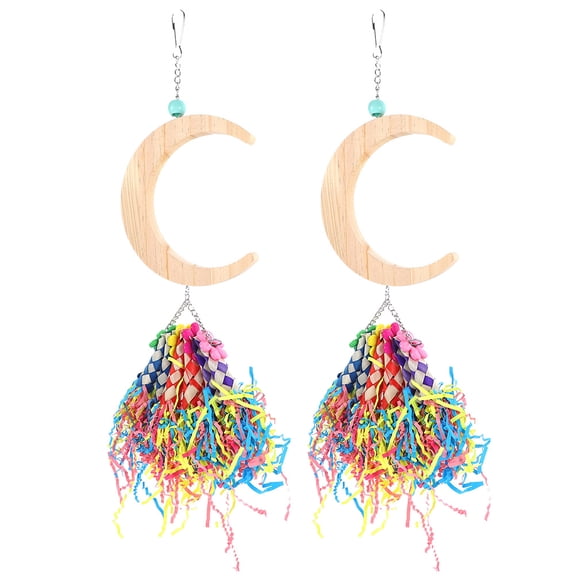 unbranded 2 Pcs Bird Parakeets Toys Swing Parrot Intelligence Development