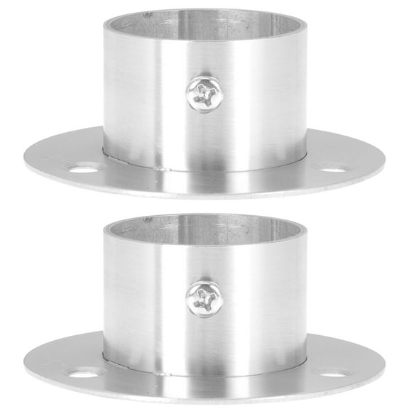 unbranded  2 Pcs Black Handrail Bracket Outdoor Wall Mount Brackets